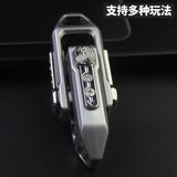 Cross-Border Push Egg Pop Coin Edc Metal Stress Relief Toy Fingertip Spinner Push Card Black Technology Pendant