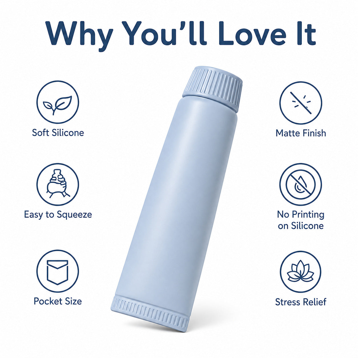 Moldable slow-rebound stress-relief toy, cute toothpaste-shaped stress-relief gadget