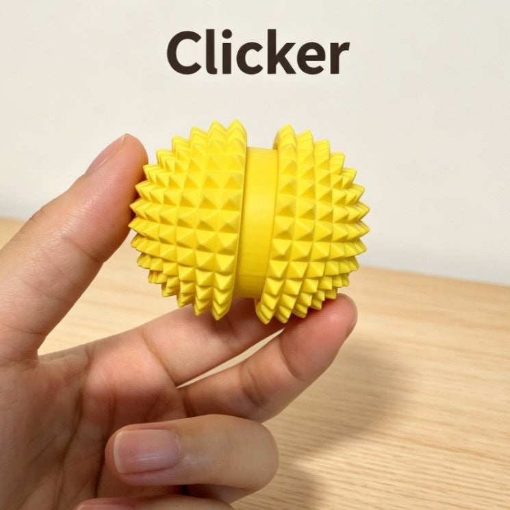 3D printed spiky ball finger spinner stress relief massage ball for anxiety and stress reduction sensory hand toy