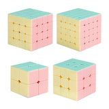 Holy Hand Legend Macaron Color Level 3 Interesting Introduction 2345 Level Stress Reduction Rubik's Cube Pink Educational Toy