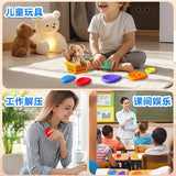 Cross-border New Fidget Toys Silicone Sensory Stone Children's Decompression Toy Soft Silicone Texture Worry Stone