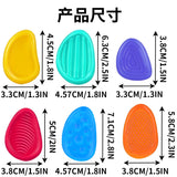 Cross-border New Fidget Toys Silicone Sensory Stone Children's Decompression Toy Soft Silicone Texture Worry Stone
