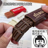 Anxiety-relief chocolate keychain, realistic miniature stress-relief creative mini toy pendant