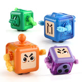 Cross-border children's fingertip decompression robot decompression anti-anxiety decompression cube new exotic infinite cube toy
