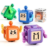 Cross-border children's fingertip decompression robot decompression anti-anxiety decompression cube new exotic infinite cube toy