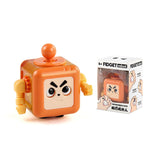 Cross-border children's fingertip decompression robot decompression anti-anxiety decompression cube new exotic infinite cube toy