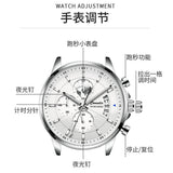 Foreign trade new men's automatic waterproof luminous Calendar Watch cross-border wholesale fashion quartz watch trembles on behalf of the hair
