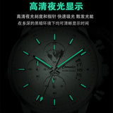Foreign trade new men's automatic waterproof luminous Calendar Watch cross-border wholesale fashion quartz watch trembles on behalf of the hair