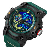 Stryve Men's Fashion Elements Waterproof Sports Watch Dual Display Luminous Electronic Multifunctional Student Watch S8029