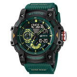 Stryve Men's Fashion Elements Waterproof Sports Watch Dual Display Luminous Electronic Multifunctional Student Watch S8029