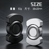 Three-In-One Fingertip Spinner Zinc Alloy Cool Edc Toy Push Slider Stress Relief Rotating Magnetic Decompression Factory