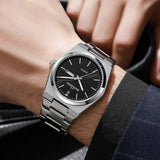 Basic Models Wholesale New Watches Men's Wholesale Men's Wristwatches Dual Calendar Luminous Quartz Stainless Steel Men's Watches