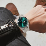 2025 Swiss Brand Export Waterproof Luminous Calendar Men's Watch Business Stainless Steel High-End Trendyy Student Watch