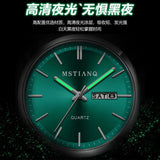 2025 Swiss Brand Export Waterproof Luminous Calendar Men's Watch Business Stainless Steel High-End Trendyy Student Watch