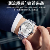 2025 Swiss Brand Export Waterproof Luminous Calendar Men's Watch Business Stainless Steel High-End Trendyy Student Watch