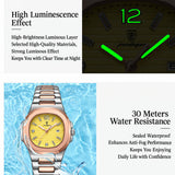 Swiss brand new quartz watch women's ultra-thin luminous women's watch