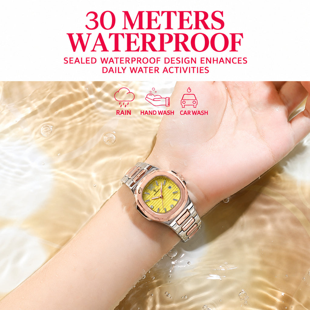 Swiss brand new quartz watch women's ultra-thin luminous women's watch