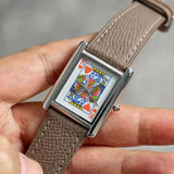 Square-shaped high-end men's watch with wormhole concept and tritium gas, 2025 new model -533