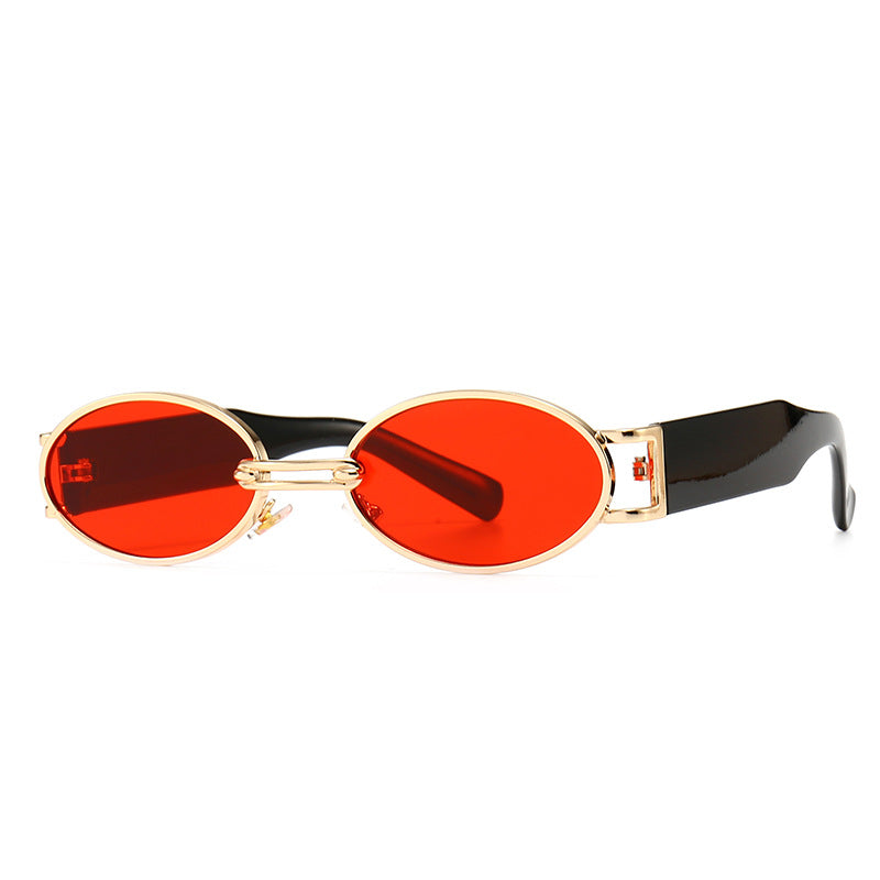 Cross-border European and American Street Shooting Retro Rock Punk Square Metal Modern Vintage Glamour Sunglasses 5274