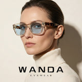 New European and American Fashion Thick-Frame Square Sunglasses S32234 Full Acetate Sunglasses for Driving and Travel Versatile Glasses for Men