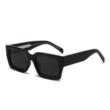 Square Frame Simple European and American Sunglasses Modern Trendy Large Frame Propionic Acid Insert Sunglasses for Women Cross-Border New Style Anti-Uv