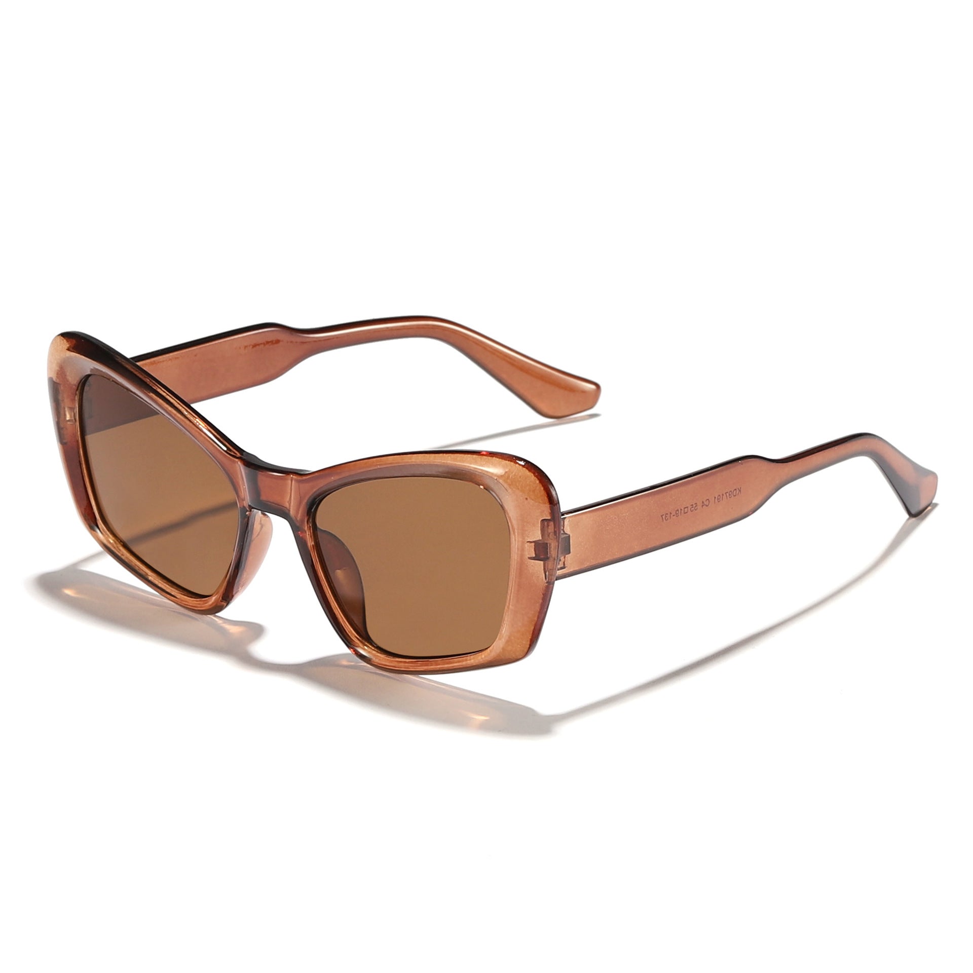 Rain's New Sunglasses, European and American Style Large Frame Cat-Eye Sunglasses, Personalized Ins-Style Sunshade Glasses