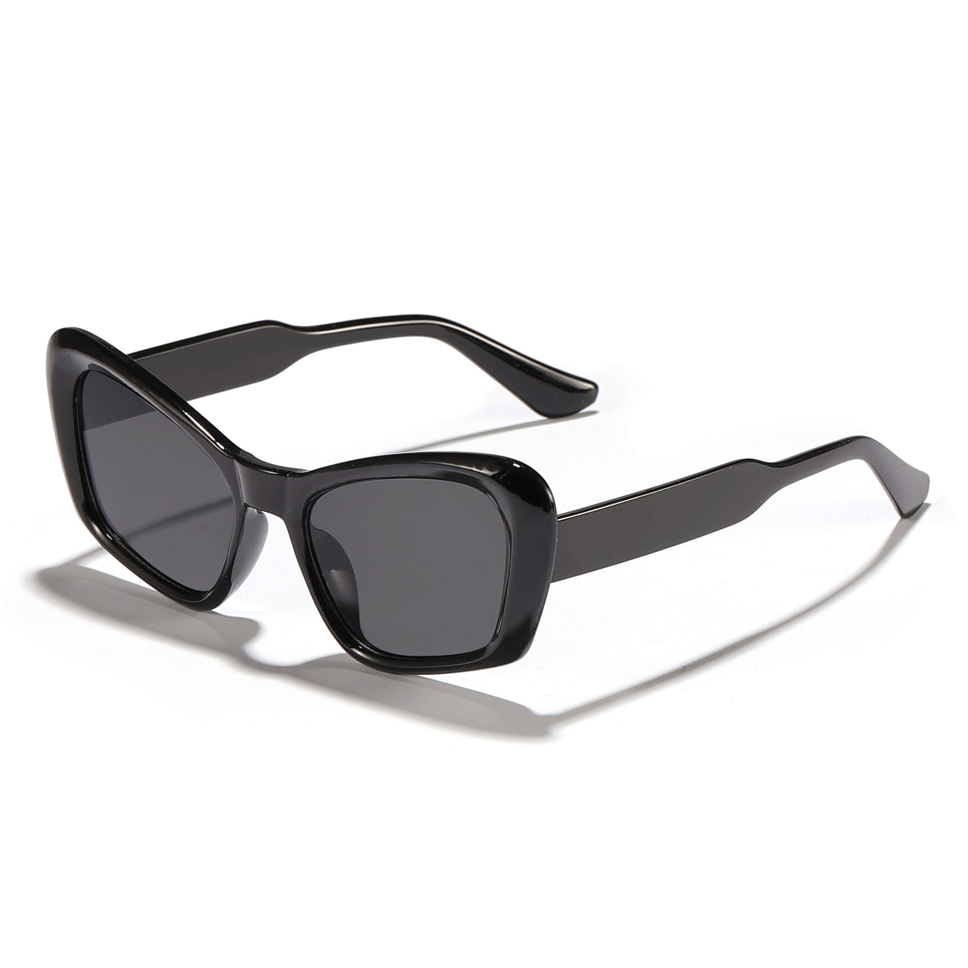Rain's New Sunglasses, European and American Style Large Frame Cat-Eye Sunglasses, Personalized Ins-Style Sunshade Glasses