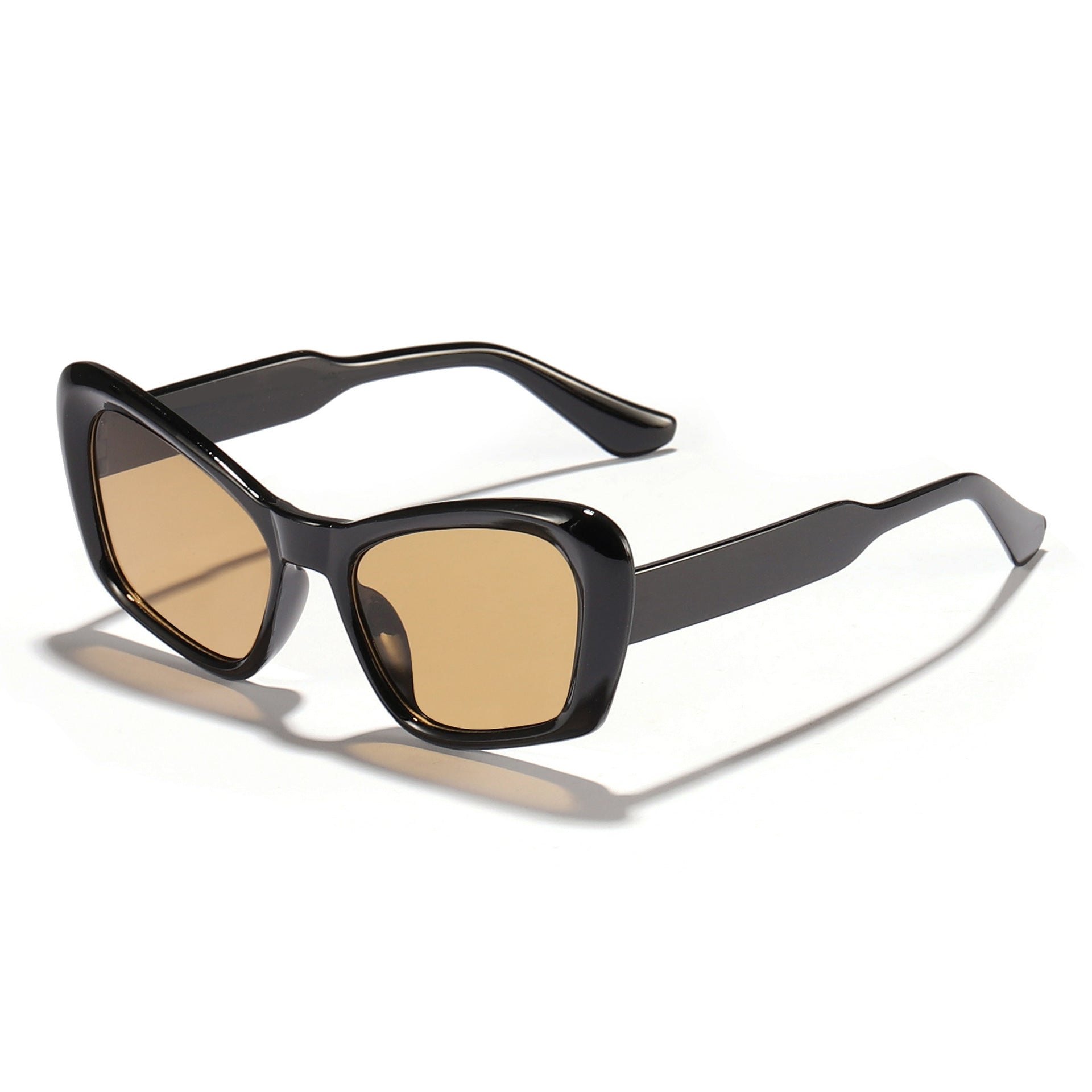 Rain's New Sunglasses, European and American Style Large Frame Cat-Eye Sunglasses, Personalized Ins-Style Sunshade Glasses