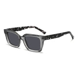 Cross-Border Hot Selling Sunglasses Tr Frame Plate Leg Sun Protection Polarized Sunglasses for Women Classic Square Frame Versatile Men's Glasses