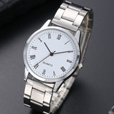 Business Leisure Couples Quartz Watch – Analog Steel Band