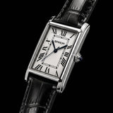 Sanda Retro Square Dial Watch – Korean-Inspired Minimalist Wristwatch with Roman Numerals for Men & Women