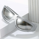 [Trinity 2.0] Futuristic Silver Sunglasses