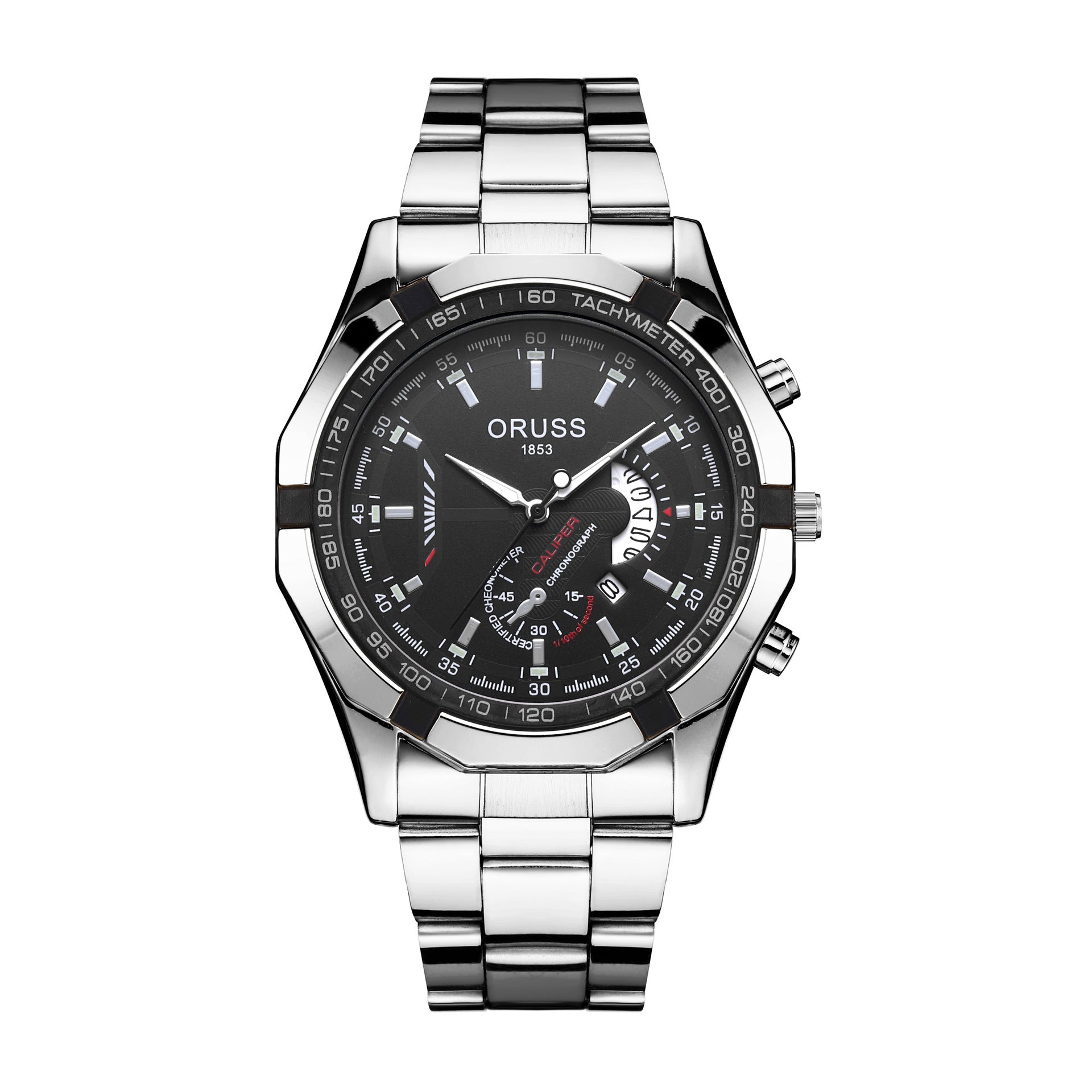 genuine goods Automatic Watch 2022 New Luminous Waterproof Calendar Business Men's Watch Large Dial Hollow Watch