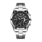 genuine goods Automatic Watch 2022 New Luminous Waterproof Calendar Business Men's Watch Large Dial Hollow Watch
