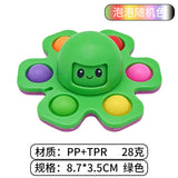 Cross-border Fidget Spinner Bubble Toy, Rodent Exterminator Octopus, Novel and Creative Stress Relief Gadget, Rotating Toy Wholesale