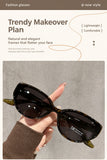 Brown Cat-Eye Polarized Sunglasses for Women – UV Protection