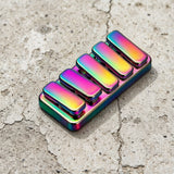Cross-Border New Model Four or Five Button Piano Seesaw Edc Metal Toy Magnetic Metal Clicker Coin Hand Toy