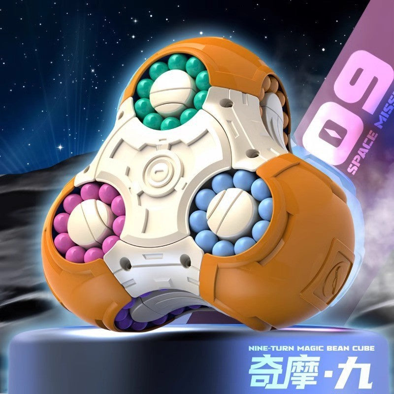 A generation of magic beans Rubik's cube boy gyro finger rotating ball decompression artifact children's educational toys