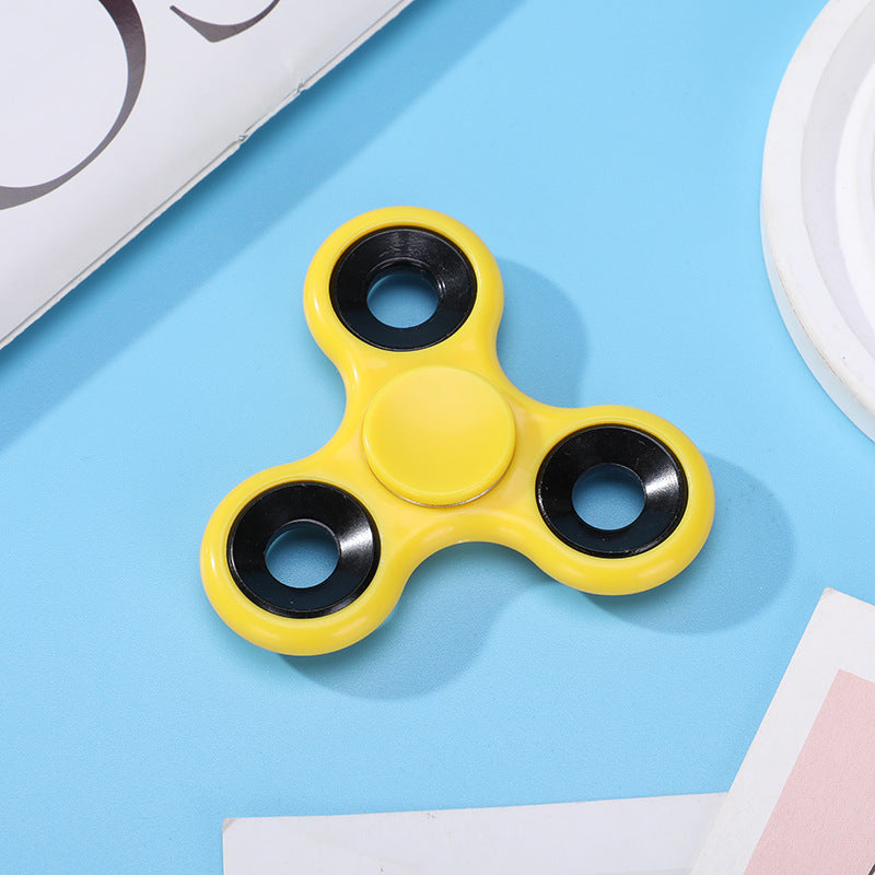Rotating Fidget Spinner Abs Plastic Three-Finger Stress Relief Toy Hand Spinner Finger Stall Edc Toy