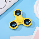 Rotating Fidget Spinner Abs Plastic Three-Finger Stress Relief Toy Hand Spinner Finger Stall Edc Toy