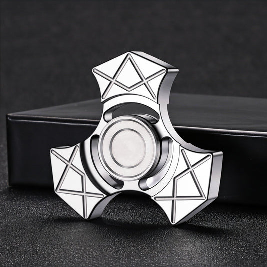 Fingertip gyro stainless steel kung fu cyclone finger gyro Seiko rotating power Net red long time decompression toy