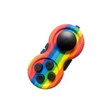 Stress-Relief Puzzle Handle with Non-Slip Silicone Ergonomic Design for Gaming and Office Use, Finger Stress-Relief Toy