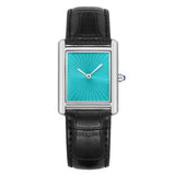 Foreign Trade New Product Men's Casual Watch Classic Simple Square Two-Pin Quartz Watch Belt Waterproof Men's Watch Wholesale