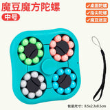 A generation of magic beans Rubik's cube boy gyro finger rotating ball decompression artifact children's educational toys