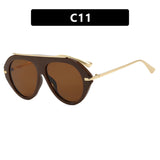 Toad-Shaped Sunglasses Pilot Style 2026 New Model Retro Sunglasses with Unique Shape for Driving