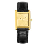 Foreign Trade New Product Men's Casual Watch Classic Simple Square Two-Pin Quartz Watch Belt Waterproof Men's Watch Wholesale