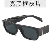 New European and American Cross-border Hip-hop Sunglasses Retro Small Frame Internet Celebrity Glasses Ins Candy Color Personalized Wear Sunglasses