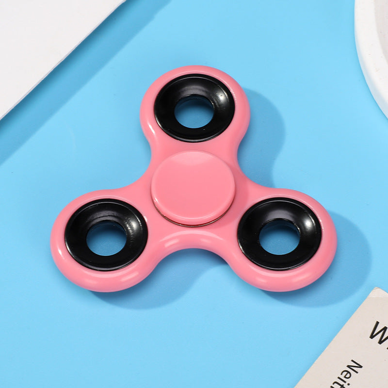 Rotating Fidget Spinner Abs Plastic Three-Finger Stress Relief Toy Hand Spinner Finger Stall Edc Toy