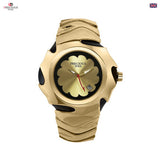 PRECIOUS DUKE Men’s Quartz Titanium Watch – 46mm Artistic Dial, Business Timepiece
