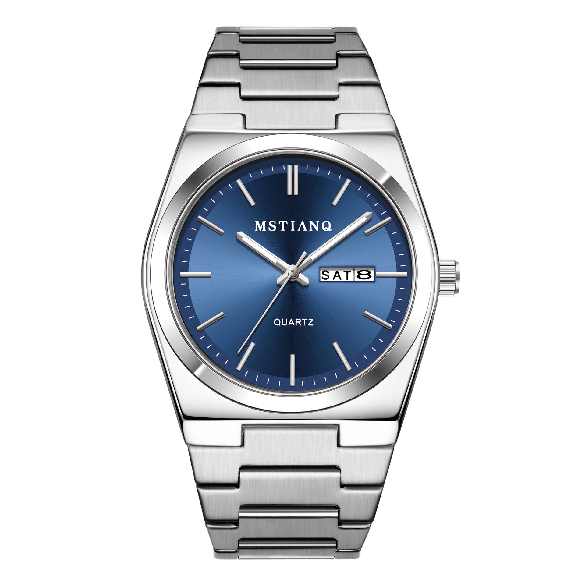 2025 Swiss Brand Export Waterproof Luminous Calendar Men's Watch Business Stainless Steel High-End Trendyy Student Watch